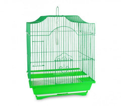 189146 Cage à oiseaux de petite taille 49,5x34.x27,5 cm mangeoires incluses