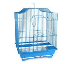 189146 Cage à oiseaux de petite taille 49,5x34.x27,5 cm mangeoires incluses