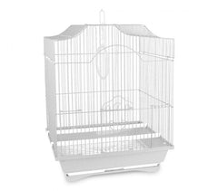 189146 Cage à oiseaux de petite taille 49,5x34.x27,5 cm mangeoires incluses