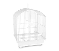 189078 Cage à oiseaux de petite taille 43.5x28.5x22 cm mangeoires incluses 