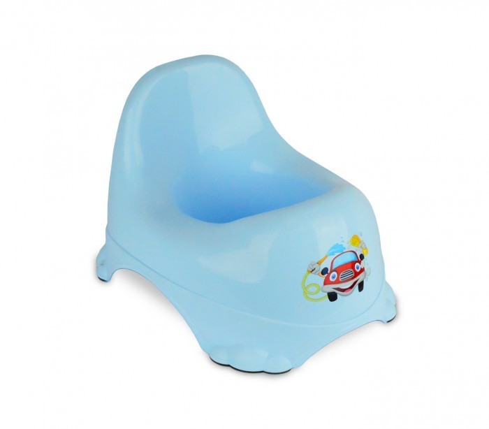 188699 Pots pour bébés 25x22 cm colorés en plastique avec pieds antidérapants