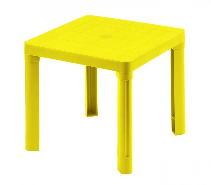 240335 Table pour enfants en plastique 50 x 50 cm en plastique rigide amovible