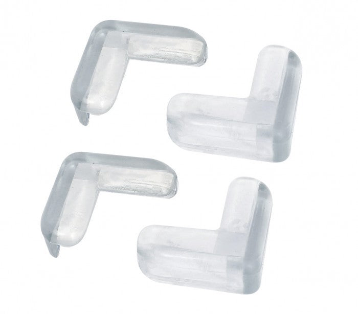 256527 Protections d'angles / cornières 12 pièces en plastique transparent 