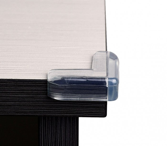 256527 Protections d'angles / cornières 12 pièces en plastique transparent 