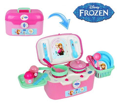 087039 Coffret cuisine pliable 2 en 1 La Reine des Neiges avec 18 accessoires  