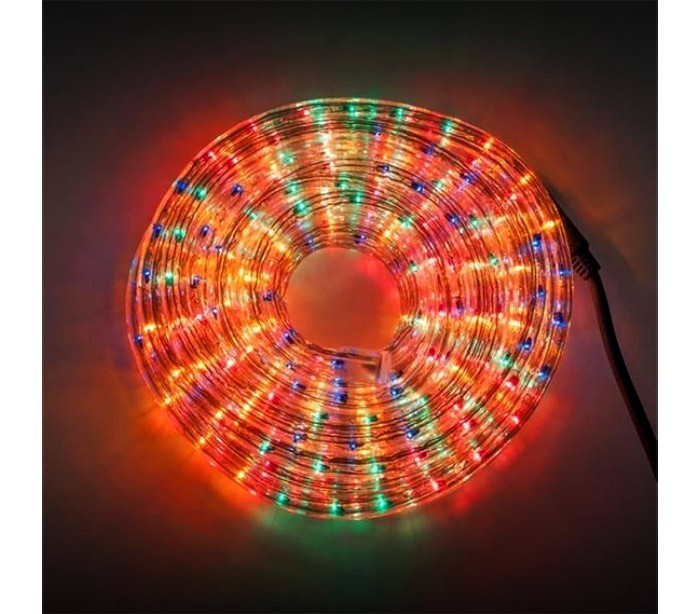 291241 Tube de lumières de Noël 360 ampoules multicolores d'exterieur 10 mt