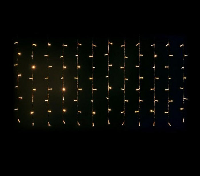 031342 Rideau de lumières de Noël d'extérieur 3mt 240 lumières blanches 