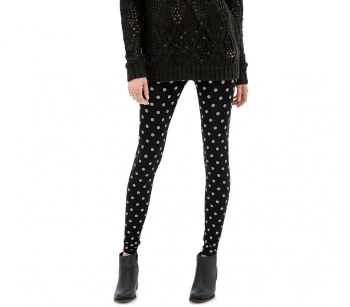 804 Set 3 leggings à pois femmes ass. Kristal eff thermique intérieur peluche
