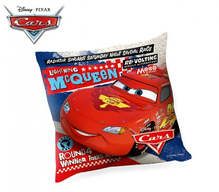 WD17520 Coussin décoratif 40x40 cm Flash Mc Qeen élément décoratif