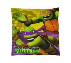 TN16005 Oreiller carré doux et joyeux TEENAGE Ninja Turtles 40x40 cm