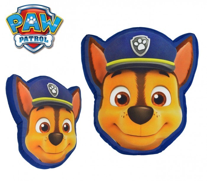 PW16141 Coussin 3D doux Paw Patrol CHASE de collection 43x35 cm