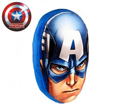 826759 Oreiller 3D super doux Visage de CAPTAIN AMERICA 40 x 30 cm