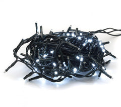 467073 Lumières de Noël 100 LED blanches avec effets sonores 8 mélodies 6 m