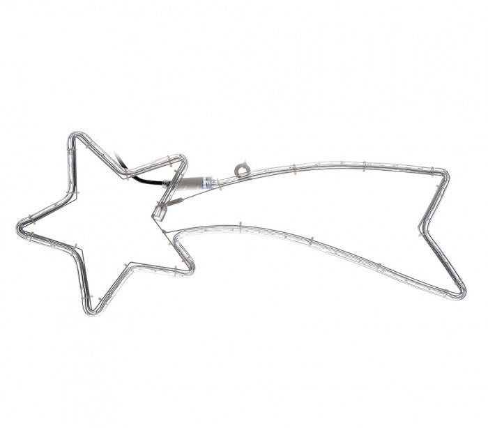 757228 Etoile filante de Noël lumière chaude cadre en métal 130 X 60 cm
