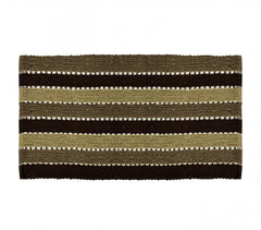 184011 Tapis mod. STRIPES 50x80 cm 100% coton idéal salle de bain et cuisine