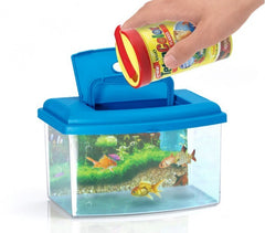 10635 Aquarium rectangulaire en plastique rigide 3 L avec couvercle 22x16x14 cm