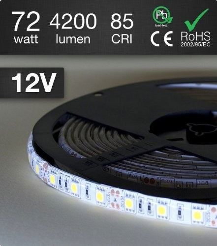 Guirlande lumiere - LED - 5 mètres - 72W - Lumiére froide - 300 LED