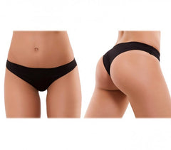 F6247 Pack de 6 culotes brésiliennes en coton BASIC confortables et pratiques