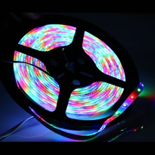 Guirlande multicolore lumières LED 5m - 300 72W RGB LED multicolore