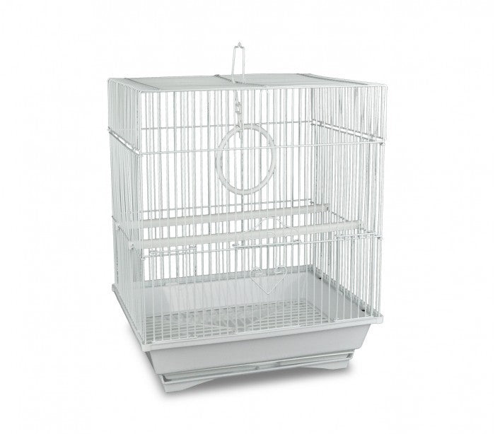 189092 Cage pour oiseaux de petite taille TITTI 43,5 x 28,5 x 22 cm 2 mangeoires