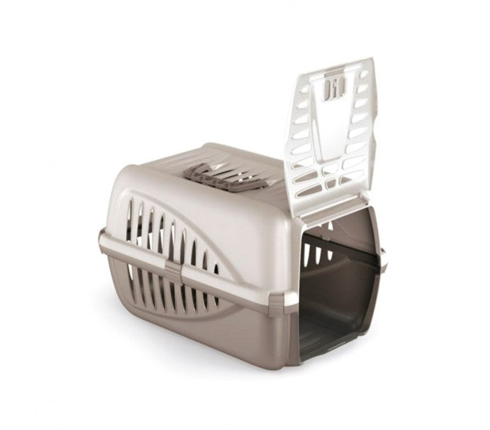 10567 Caisse de transport en plastique pour animaux PANZER Italy 50x33x21 cm