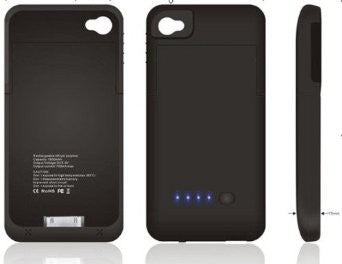 Funda, cover, cargador de batería externa, iphone 4apple, 2800 mah