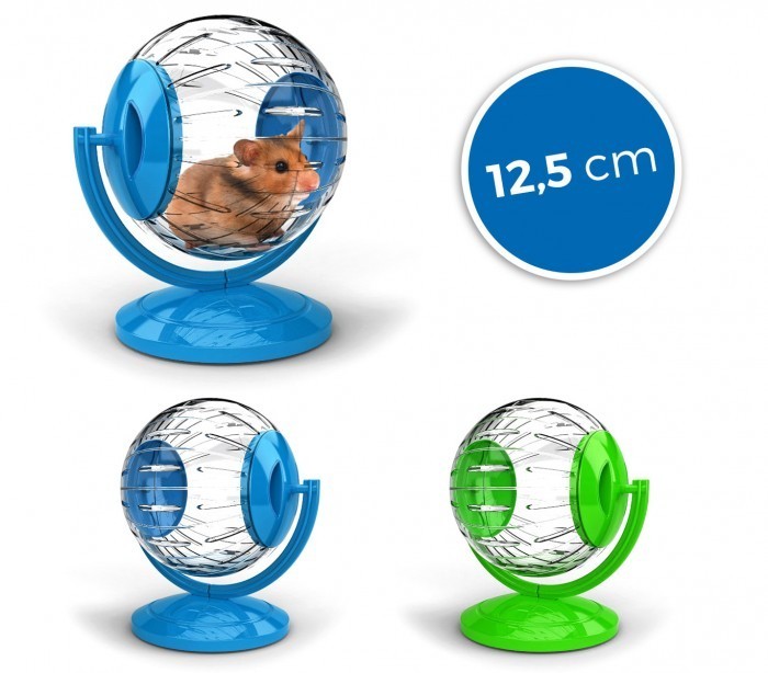 10574 Mini Twister Toy pour les petits rongeurs ø 12,5 cm avec support 