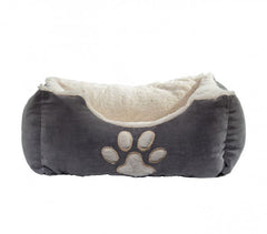95067 Panier doux en polaire pour animaux SLEEP 60x48x18 cm rembourrage chaud