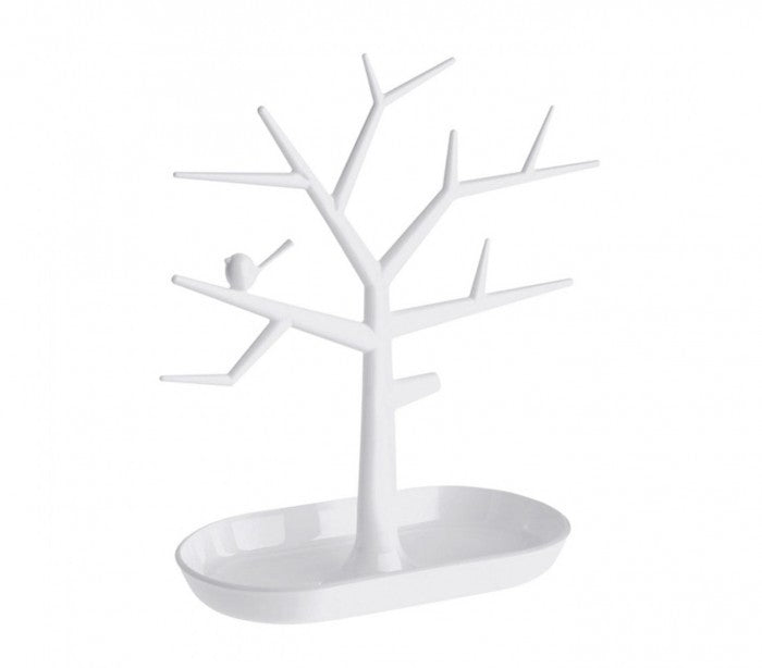 136198 Arbre à bijoux 29x24x12cm avec vide poche pour bijoux et boucle d'oreille