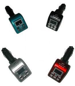 Transmetteur FM bluetooth usb micro sd haut-parleur mp3 - avec commande au volant 