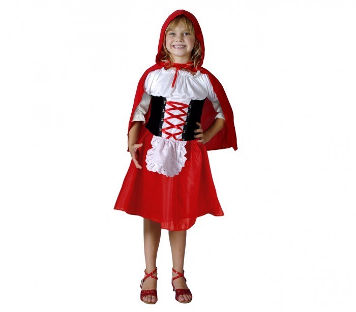 537721 Costume de Carnaval déguisement du Petit Chaperon Rouge de 3 à 12 ans