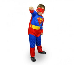 537660 Costume de Carnaval de Super Héros d’Acier pour enfant de 3 à 12 ans
