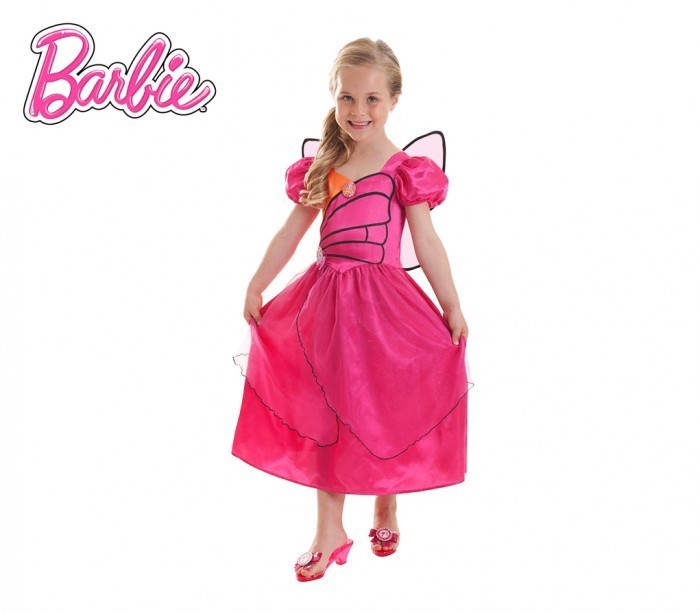 546379 Costume de Carnaval de Barbie Mariposa pour enfant de 3 à 10 ans