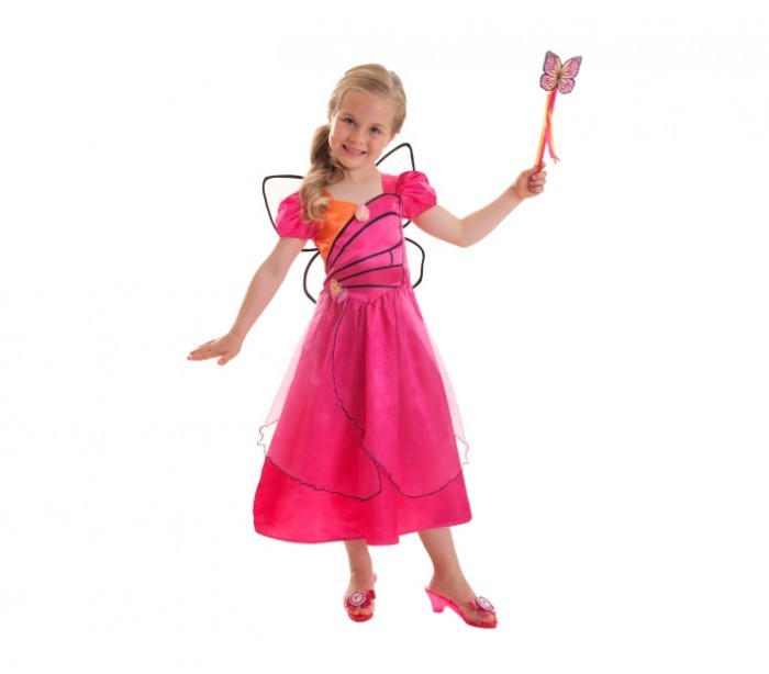 546379 Costume de Carnaval de Barbie Mariposa pour enfant de 3 à 10 ans