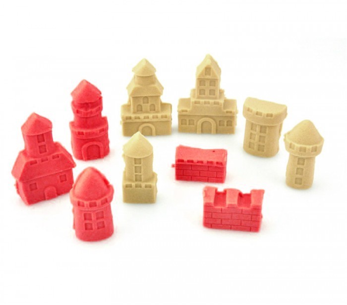 100492 Sable cinétique à modeler avec des moules Playset CHATEAU DE SABLE 300 g