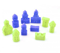 100492 Sable cinétique à modeler avec des moules Playset CHATEAU DE SABLE 300 g