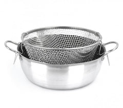001393 Casserole friteuse 24 cm en aluminium NAPOLEON anti-adhésive avec panier