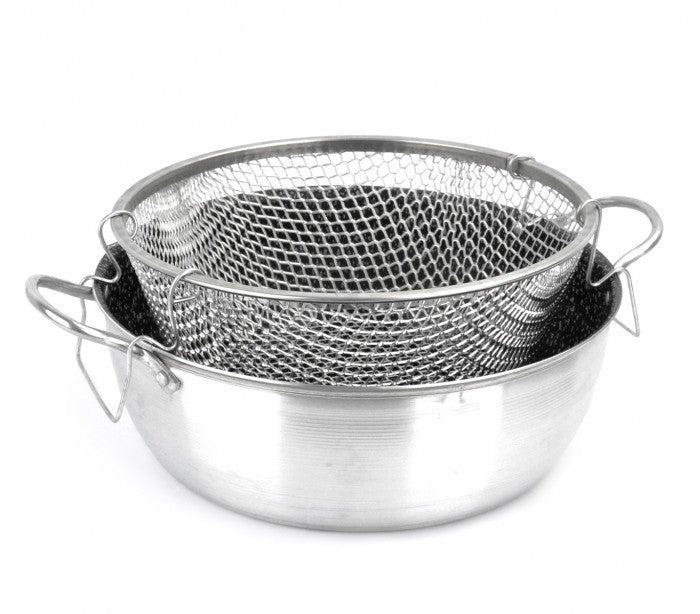 001393 Casserole friteuse 24 cm en aluminium NAPOLEON anti-adhésive avec panier