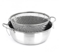 001393 Casserole friteuse 24 cm en aluminium NAPOLEON anti-adhésive avec panier