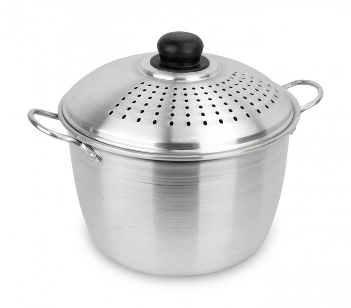 00749 Casserole égouttoir NAPOLEON 24 cm en aluminium avec couvercle perforé