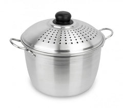 00749 Casserole égouttoir NAPOLEON 24 cm en aluminium avec couvercle perforé