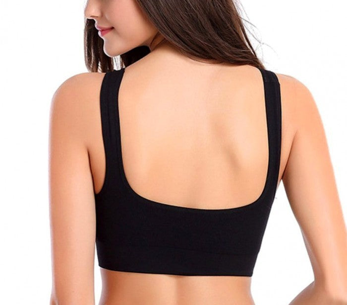 30005-12 Set de 6 brassières de sport moulantes ass. Magnolia bonnets rembourrés