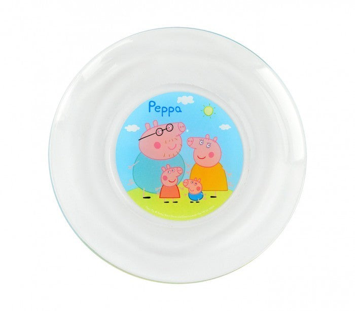 PP8106 Set de Petit-déjeuner Peppa Pig avec bol tasse et soucoupe en verre