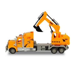 37738 Camion de travail de chantier radiocommandé 4 fonctions en trois couleurs