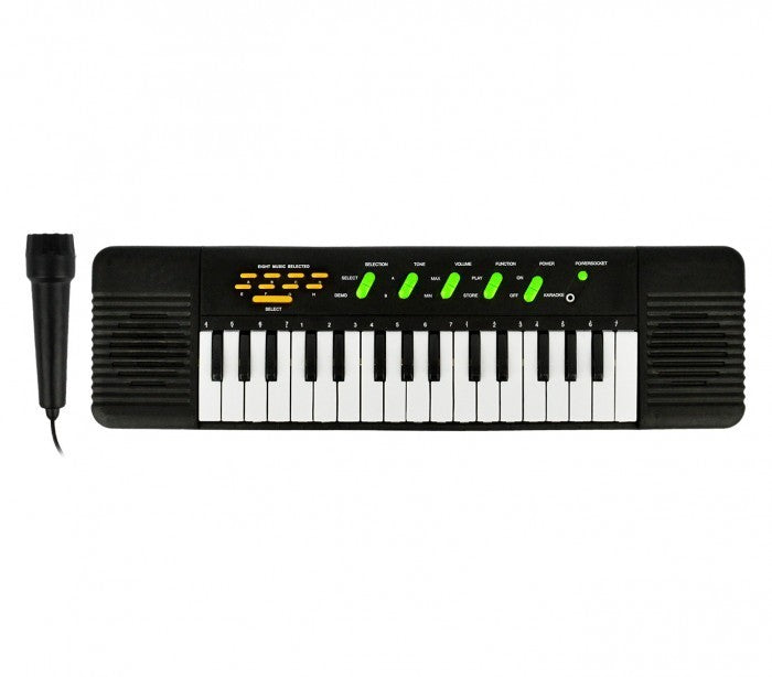 100378 Clavier électronique avec 32 touches avec 8 mélodies et microphone