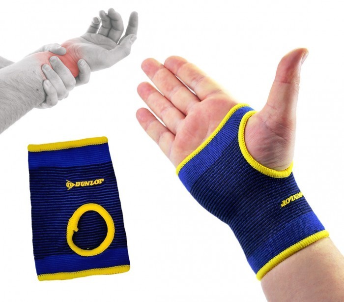 99046 Bande élastique DUNLOP paume poignet et soutien pour tendinite