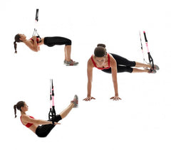 920857 Kit d'exercices suspendus pour femme outils multifonctions 
