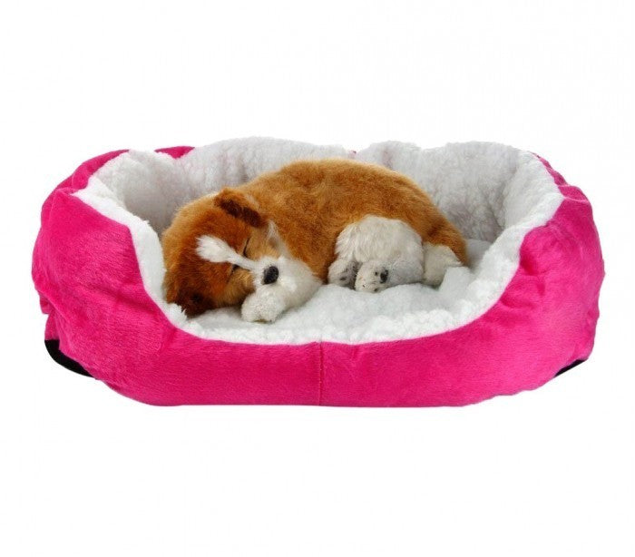 Panier/ Coussin en polaire pour les chiens et les chats - 42 x 30 x 15 cm