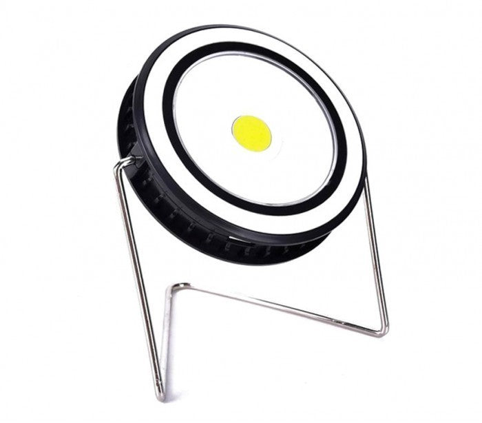 RY-T912 Projecteur LED rechargeable rond portable à énergie solaire 10 W USB 