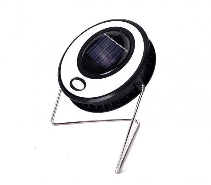 RY-T912 Projecteur LED rechargeable rond portable à énergie solaire 10 W USB 
